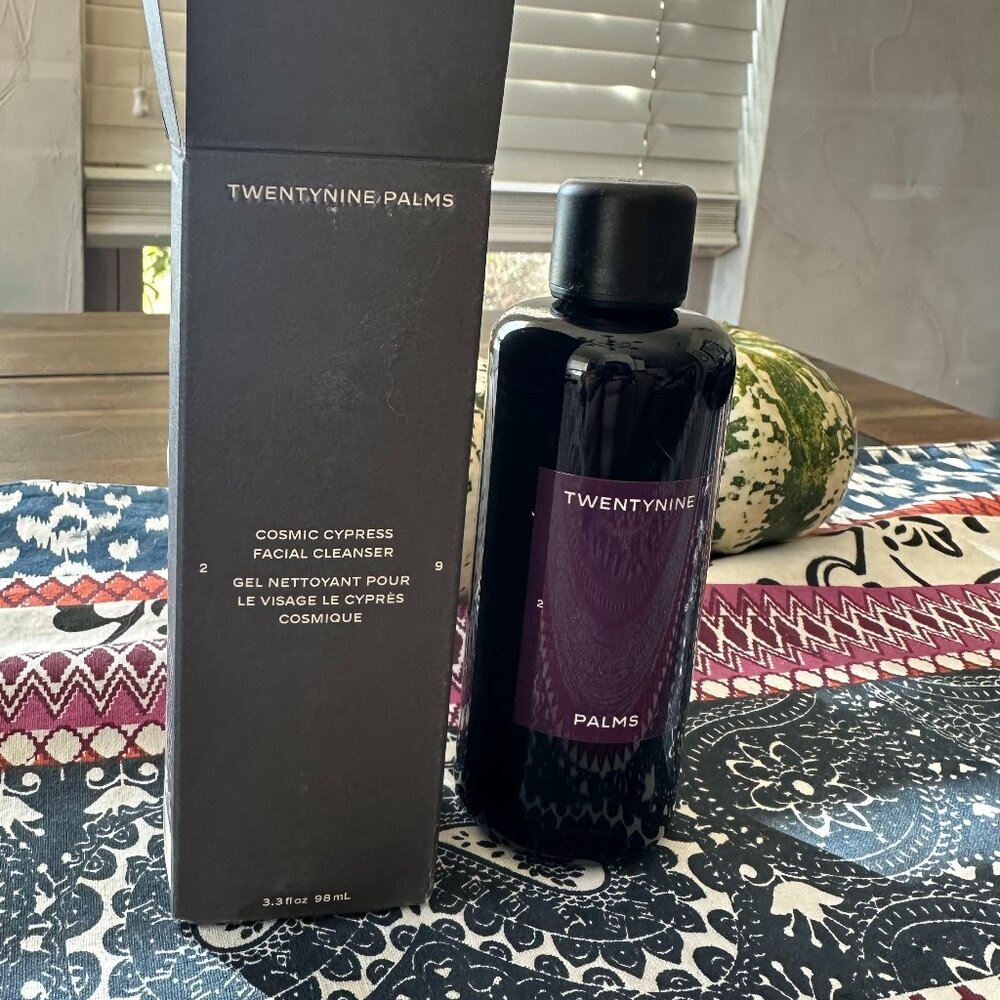 TwentyNine Palms Cosmic Cypress Facial Cleanser, 3.3 oz, Brand New